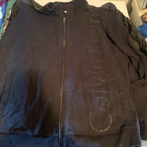 calvin klein zip up